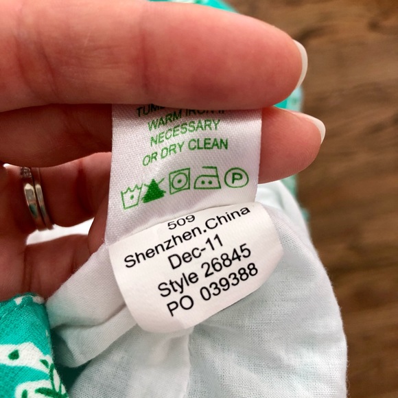 Lilly Pulitzer size 4 Parker dress Lagoon Birds and the Bees print - Picture 9 of 12